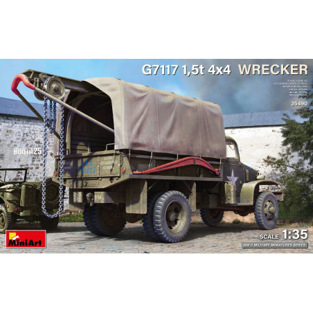 US CARGO TRUCK G7117 1.5T 4X4 WRECKER 1/35 MINIART