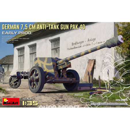 CANON ALLEMAND 7.5CM PAK 40 1/35 MINIART