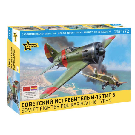 POLIKARPOV I-16 TYPE 5 1/72 ZVESDA