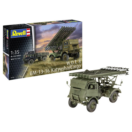 W.O.T. 8 BM-13-16 KATYUSHA/CARGO 1/35 REVELL