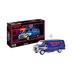 GMC WSQK SQUAWK VAN STRANGER THINGS 1/25 REVELL
