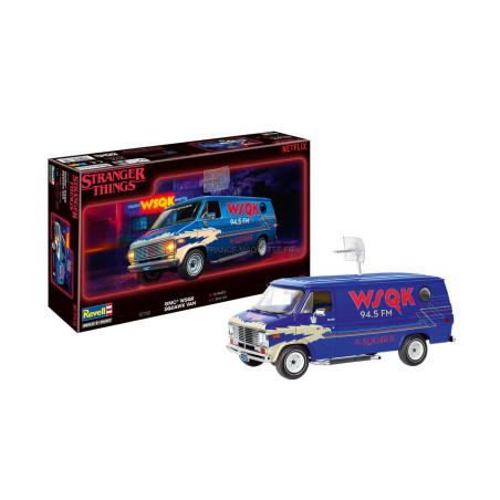 GMC WSQK SQUAWK VAN STRANGER THINGS 1/25 REVELL