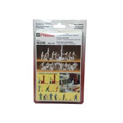 1/87 PREISER PERSONNAGES EQUIPES DE FRET A PEINDRE
