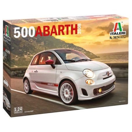 FIAT 500 ABARTH 2008 1/24 ITALERI