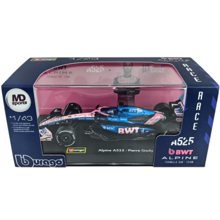 ALPINE F1 A525 TEAM BWT ALPINE N°10 PIERRE GASLY 2025 1/43 BURAGO