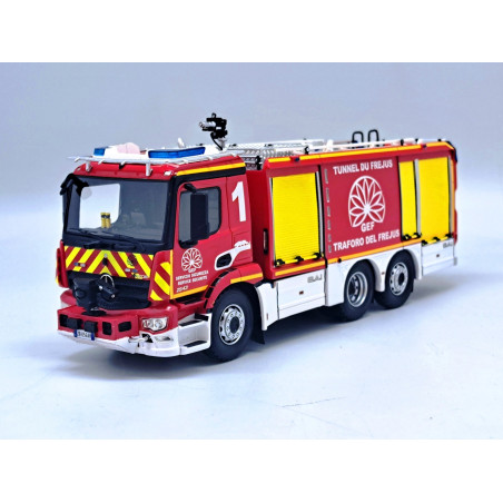 MERCEDES ANTOS BAI VSAT 8000S GEF TUNNEL DU FREJUS 1/43 ALERTE