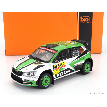 SKODA FABIA R5 N°31 RALLYE CATALUNYA 2018 1/24 IXO