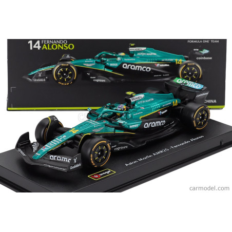 ASTON MARTIN F1 AMR25 TEAM ARAMCO COGNIZANT N°14 FERNANDO ALONSO 2025 1/43 BURAGO