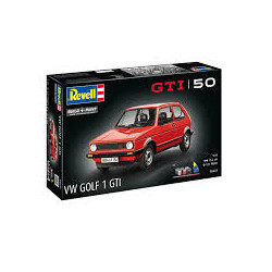 COFFRET CADEAU 50 ANS VW GOLF 1 GTI 1/24 REVELL