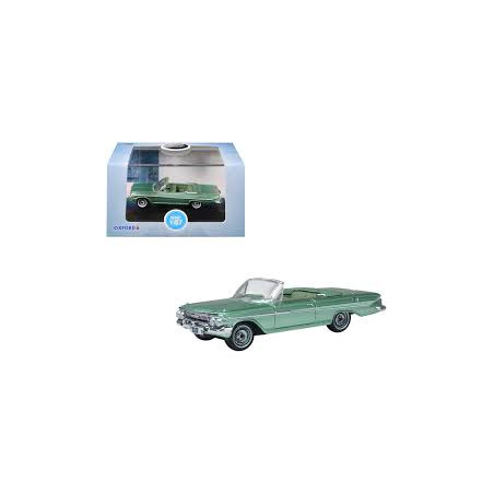 1/87 OXFORD CHEVROLET IMPALA CONVERTIBLE TUXEDO 1961