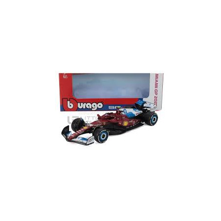 FERRARI F1 SF-25 TEAM SCUDERIA FERRARI HP N°16 CHARLES LECLERC GRAND PRIX DE MIAMI 2025 1/43 BURAGO