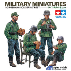 SOLDATS ALLEMANDS AU REPOS 1/35 TAMIYA