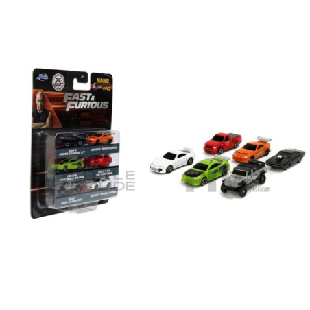 SET DE 6 VOITURES NANO FAST AND FURIOUS  JADA
