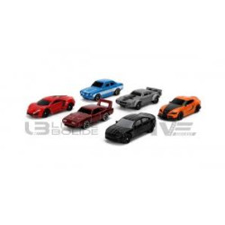 SET DE 6 VOITURES NANO FAST AND FURIOUS  JADA