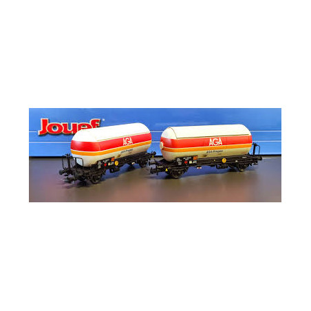 1/87 JOUEF COFFRET 2 WAGONS GAZIER AGA PROGAS SNCF