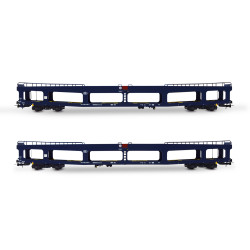 1/87 JOUEF COFFRET 2 WAGONS PORTE AUTOS SNCB