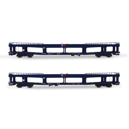 1/87 JOUEF COFFRET 2 WAGONS PORTE AUTOS SNCB