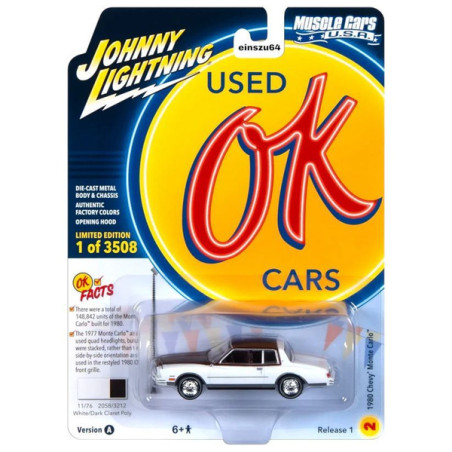 CHEVY MONTE CARLO 1980 1/64 JOHNNY LIGHTNING