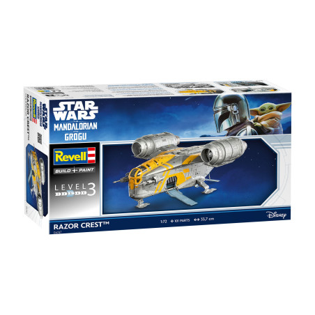 RAZOR CREST STAR WARS THE MANDALORIAN AND GROGU 1/72 REVELL