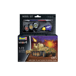 MODEL SET SWS FLAK AVEC 3.7CM FLAK 43 1/72 REVELL
