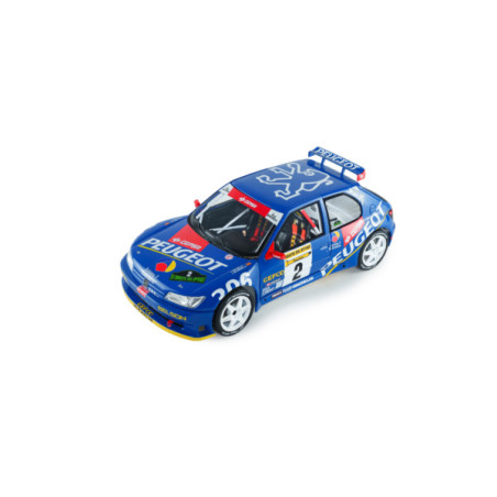 PEUGEOT 306 MAXI N°2 RALLYE DE AVILES 1997 1/18 SOLIDO