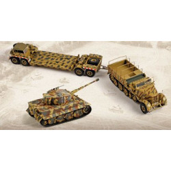 SDKFZ 9 FAMO AVEC PORTE CHAR ET TIGRE AUSF.E 1/43 EDITION ATLAS