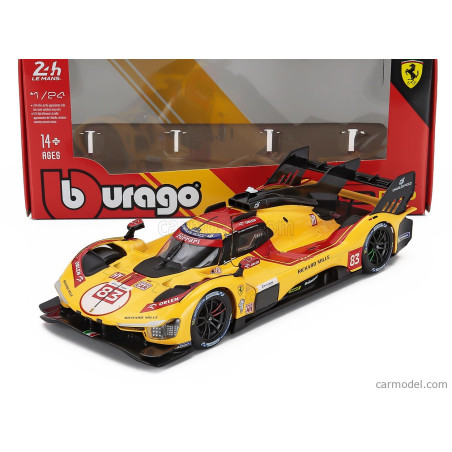 FERRARI 499P 3.0L TURBO V6 N°83 24H DU MANS 2025 1ER  1/24 BURAGO