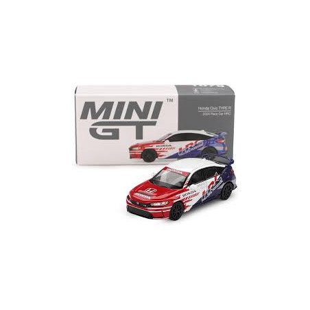 HONDA CIVIC TYPE R PACE CAR HRC 2024 1/64 MINI GT