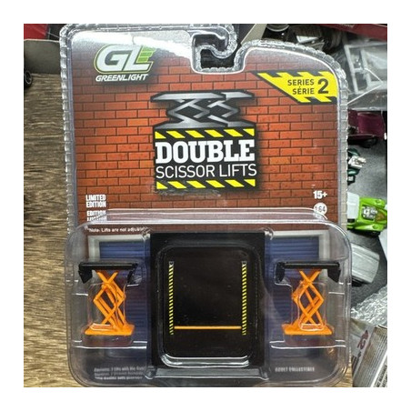 PONTS ELEVATEURS A CISEAUX DOUBLE 1/64 GREENLIGHT 1