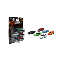 SET DE 6 VOITURES NANO FAST AND FURIOUS  JADA
