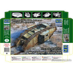 MK II FEMALE PERIODE BATAILLE D'ARRAS 1917 1/72 MASTERBOX