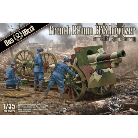 CANON C17S HOWITZER 155MM  1/35 DAS WERK