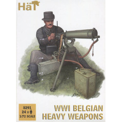 ARMES LOURDES BELGES 1/72 HAT