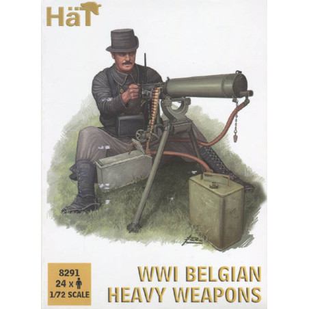 ARMES LOURDES BELGES 1/72 HAT