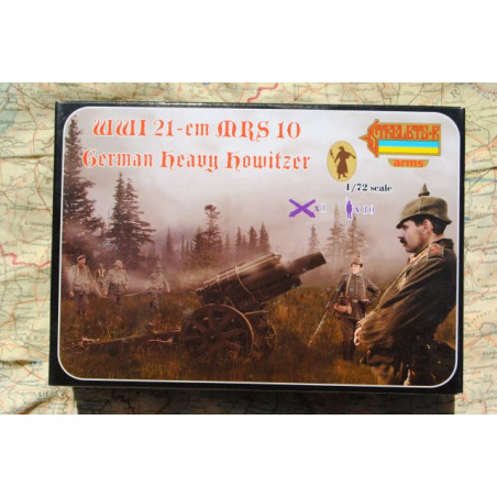 CANON MRS 10 21CM + FIGURINES  1/72 STRELETS