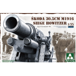 CANON DE SIEGE SKODA 30.5 CM M1916 1/35 TAKOM
