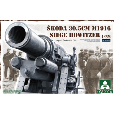 CANON DE SIEGE SKODA 30.5 CM M1916 1/35 TAKOM