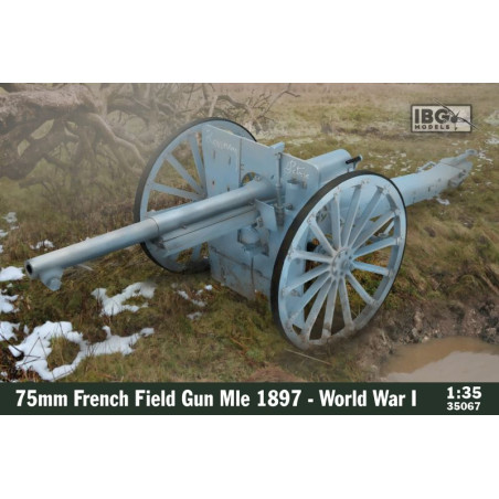 CANON DE CAMPAGNE 75 MM MLE 1897 1/35 IBG MODELS