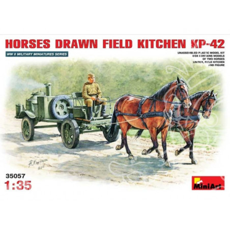 CUISINE ROULANTE KP-42 SOVIETIQUE EN MARCHE 1/35 MINIART