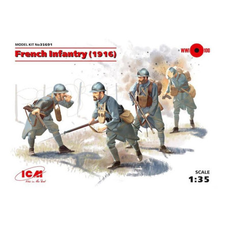 INFANTERIE FRANCAISE 1916 1/35 ICM