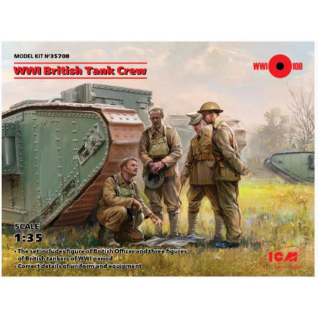 EQUIPAGES DE CHAR BRITANNIQUE 1/35 ICM