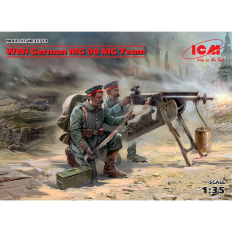 MITRAILLEUSE ALLEMANDE MG 08 + FIGURINE 1/35 ICM