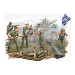 ARTILLEURS ALLEMANDS EN ACTION 1/35 TRUMPETER
