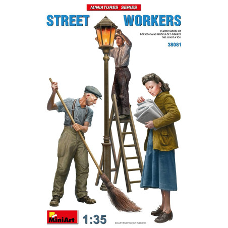 TRAVAILLEURS DE RUE 1/35 MINIART