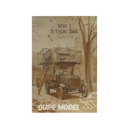 OMNIBUS TYPE B PIGEON LOFT 1/72 RODEN