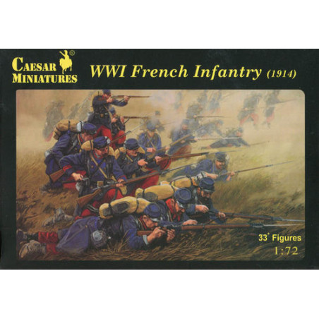 INFANTERIE FARNCAISE 1914 1/72 CAESAR MINIATURES