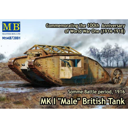 MK I MALE BATAILLE DE LA SOMME 1916 1/72 MASTERBOX