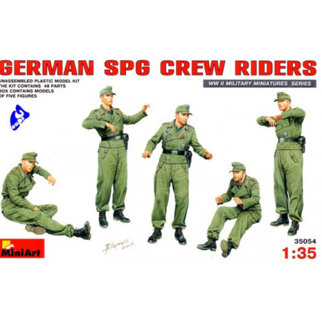 ARTILLEURS ET CONDUCTEURS ALLEMANDS 1/35 MINIART
