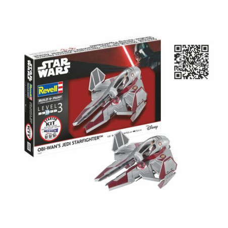 STARTER KIT OBI-WAN'S STARFIGHTER STAR WARS 1/58 REVELL
