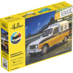 STARTER KIT RENAULT 4 F4 FOURGONNETTE 1/24 HELLER